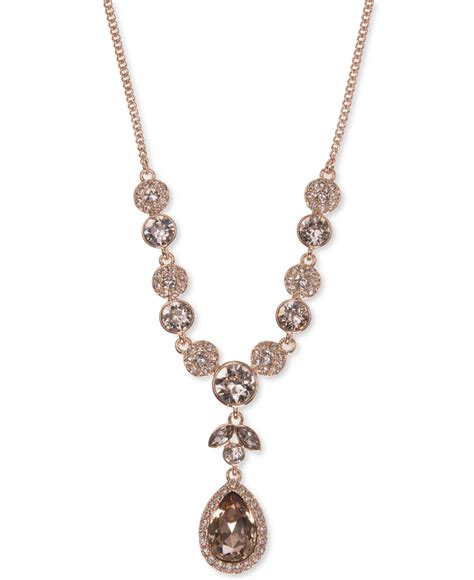 givenchy gold necklace choker rose colored stones|givenchy gold necklace.